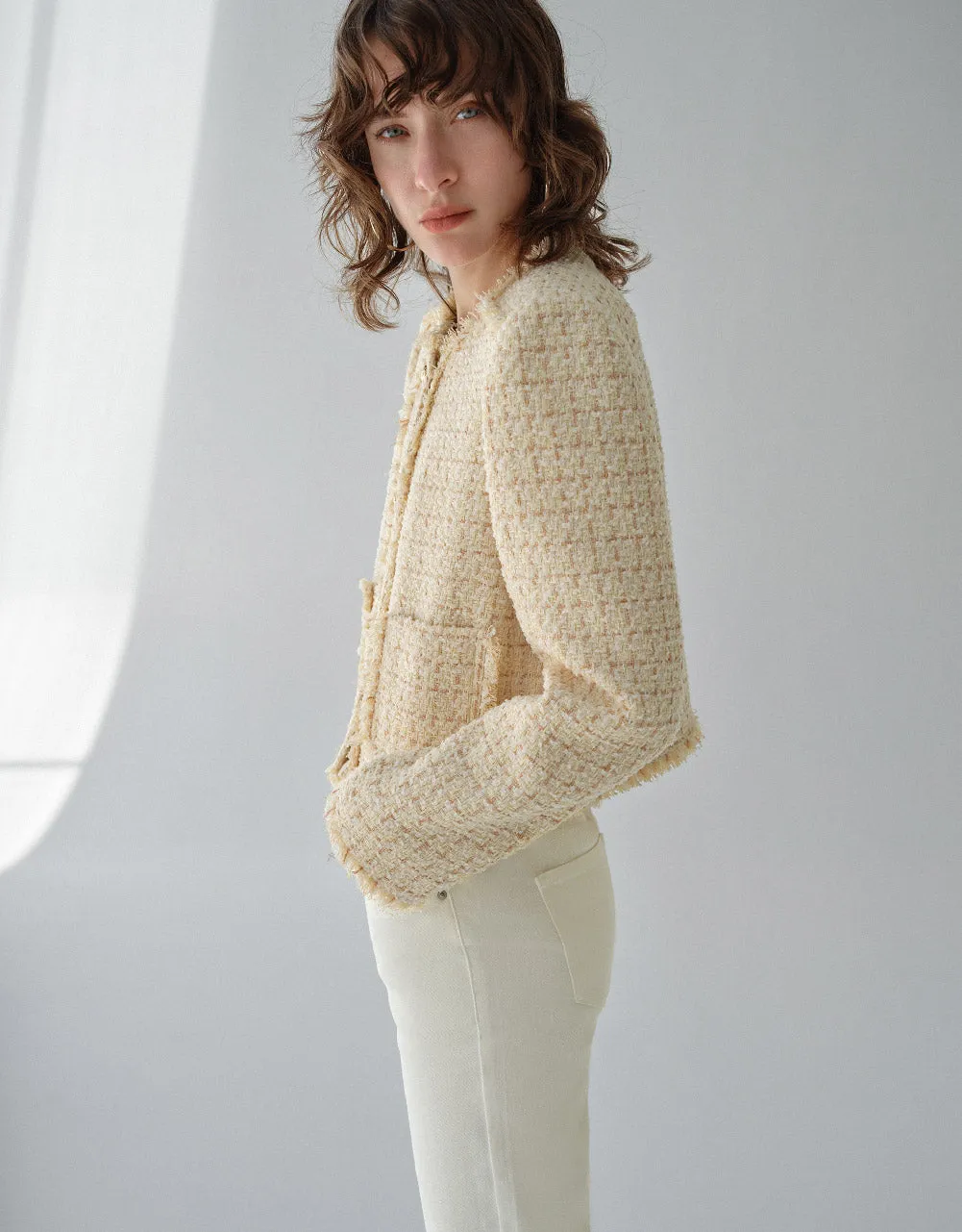 Tweed Jacket With Patch Pockets sold by Urban Revivo product image thumbnail 2