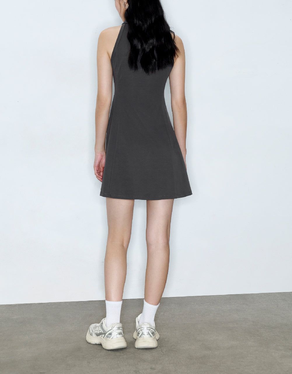 Letter Printed Sleeveless A-Line Dress sold by Urban Revivo product image thumbnail 4