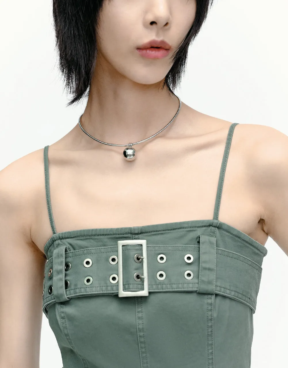 Sleeveless Off-Shoulder Skater Dress sold by Urban Revivo product image thumbnail 5