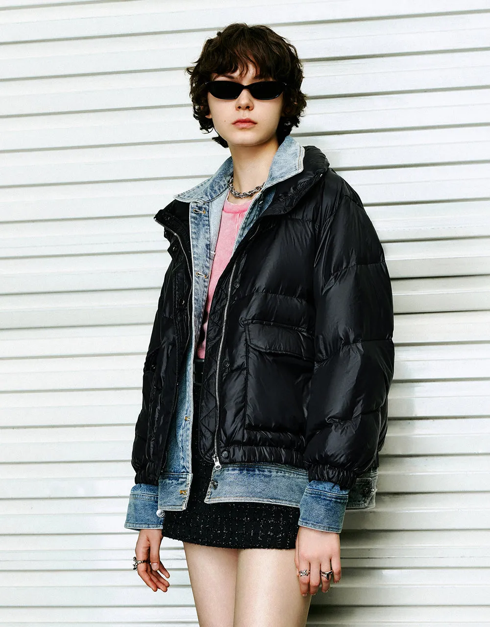 2 In 1 Straight Puffer Jacket sold by Urban Revivo