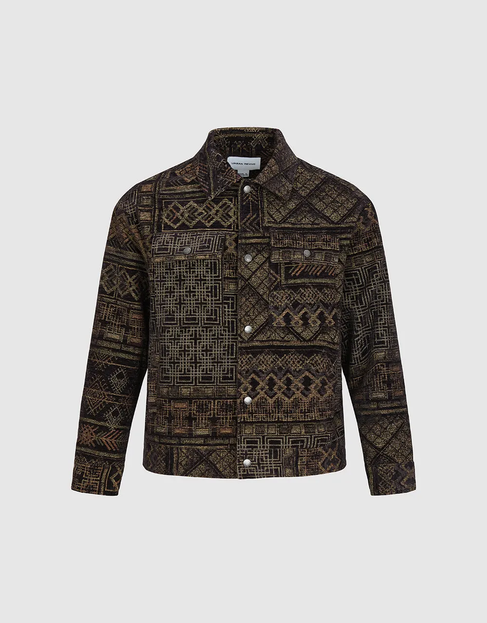 Textured Straight Jacket sold by Urban Revivo