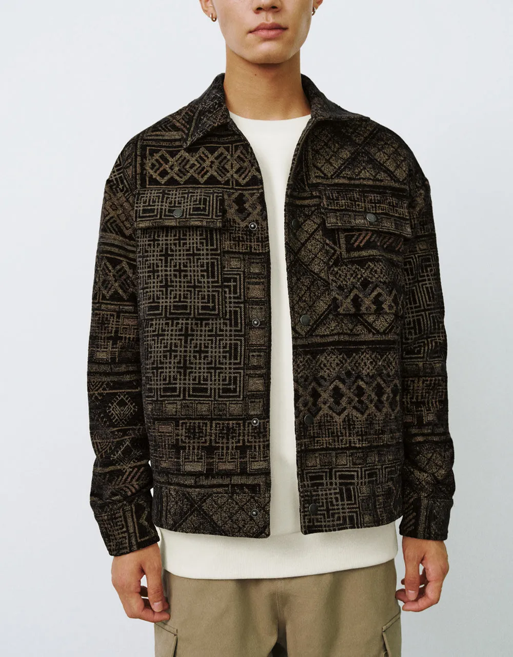 Textured Straight Jacket sold by Urban Revivo product image thumbnail 2