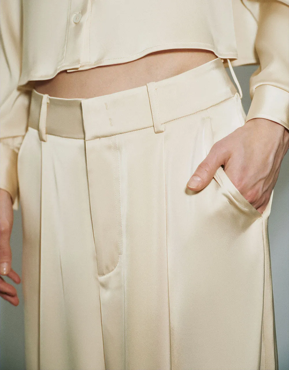 Wide-Leg Pants sold by Urban Revivo product image thumbnail 5