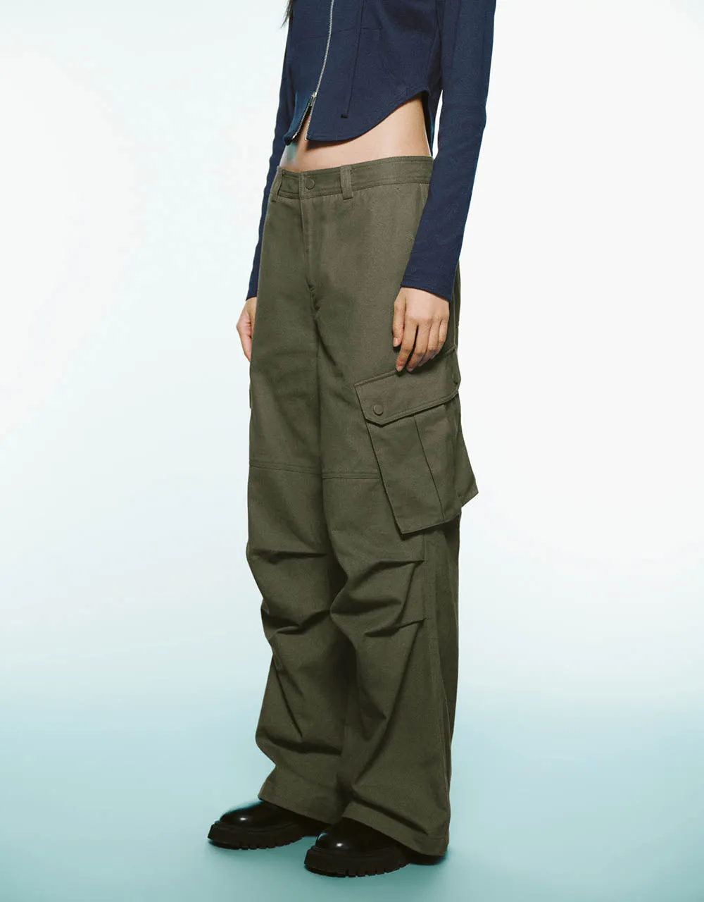 Wide-Leg Pants sold by Urban Revivo product image thumbnail 4