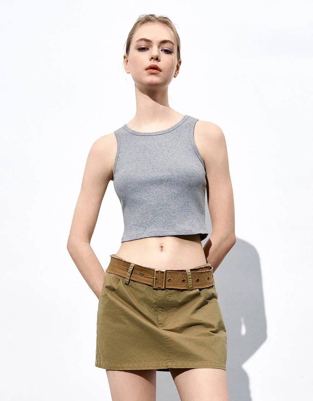 Crew Neck Tank Top sold by Urban Revivo