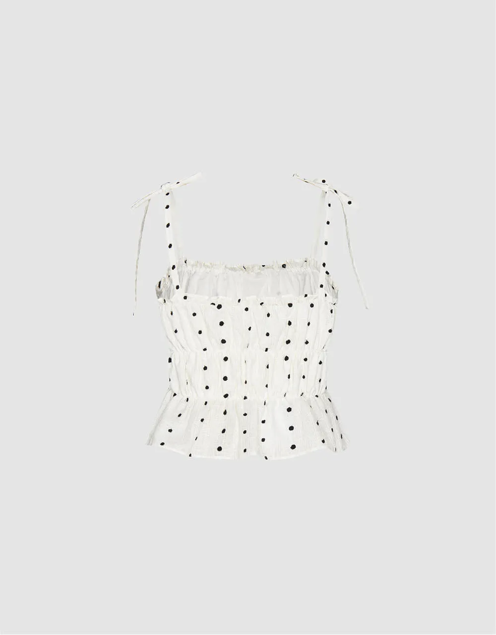 Square-Cut Collar Cami Top sold by Urban Revivo product image thumbnail 5