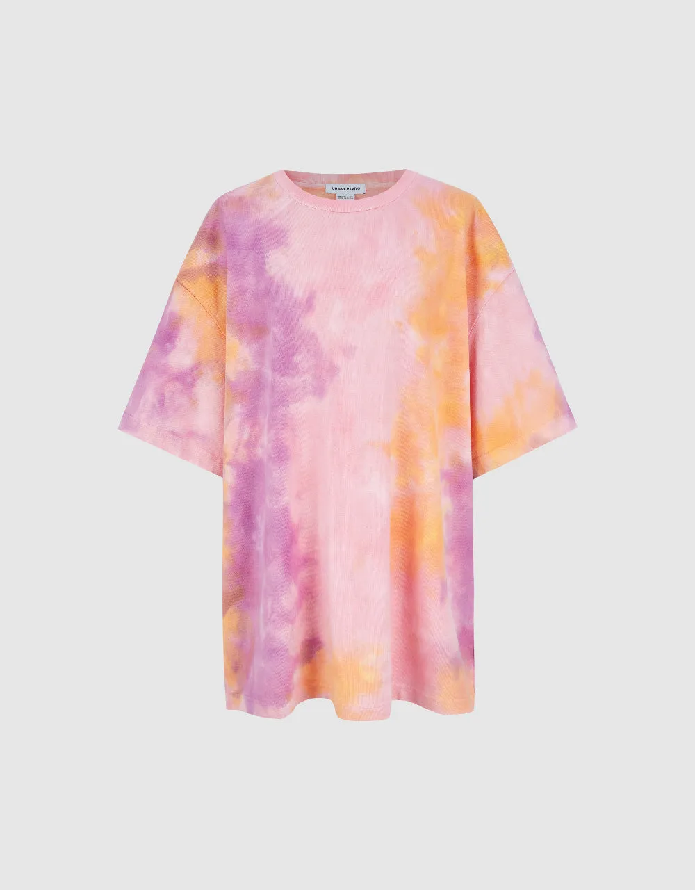 Tie Dye Crew Neck T-Shirt sold by Urban Revivo product image thumbnail 2