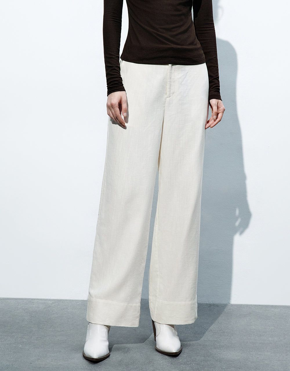 Wide-Leg Pants sold by Urban Revivo product image thumbnail 3