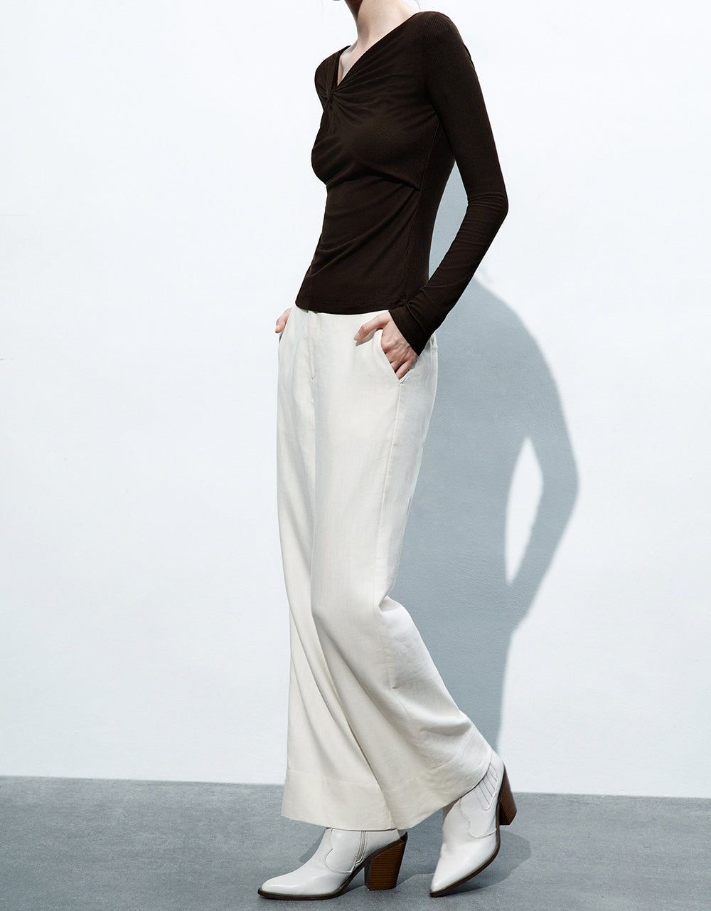 Wide-Leg Pants sold by Urban Revivo product image thumbnail 4