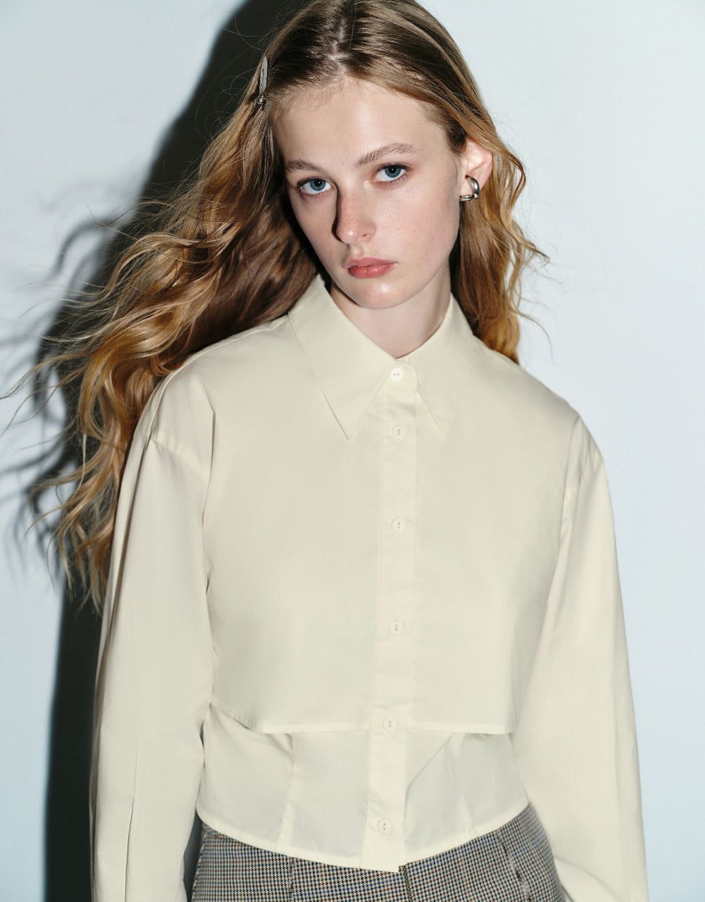 Straight Lapel Shirt sold by Urban Revivo product image thumbnail 5