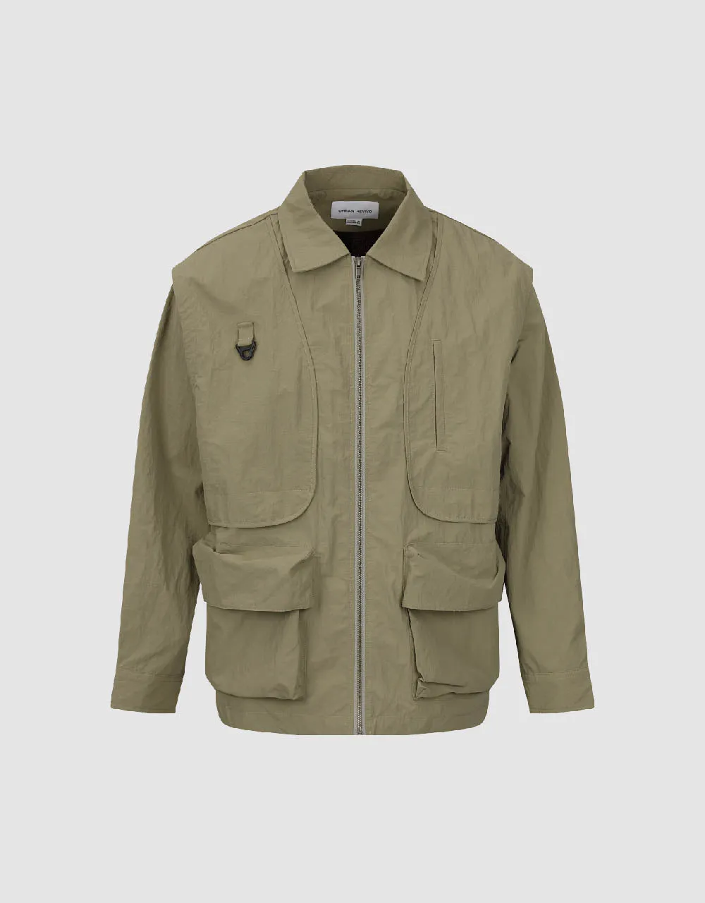 Zipper Front Straight Jacket sold by Urban Revivo