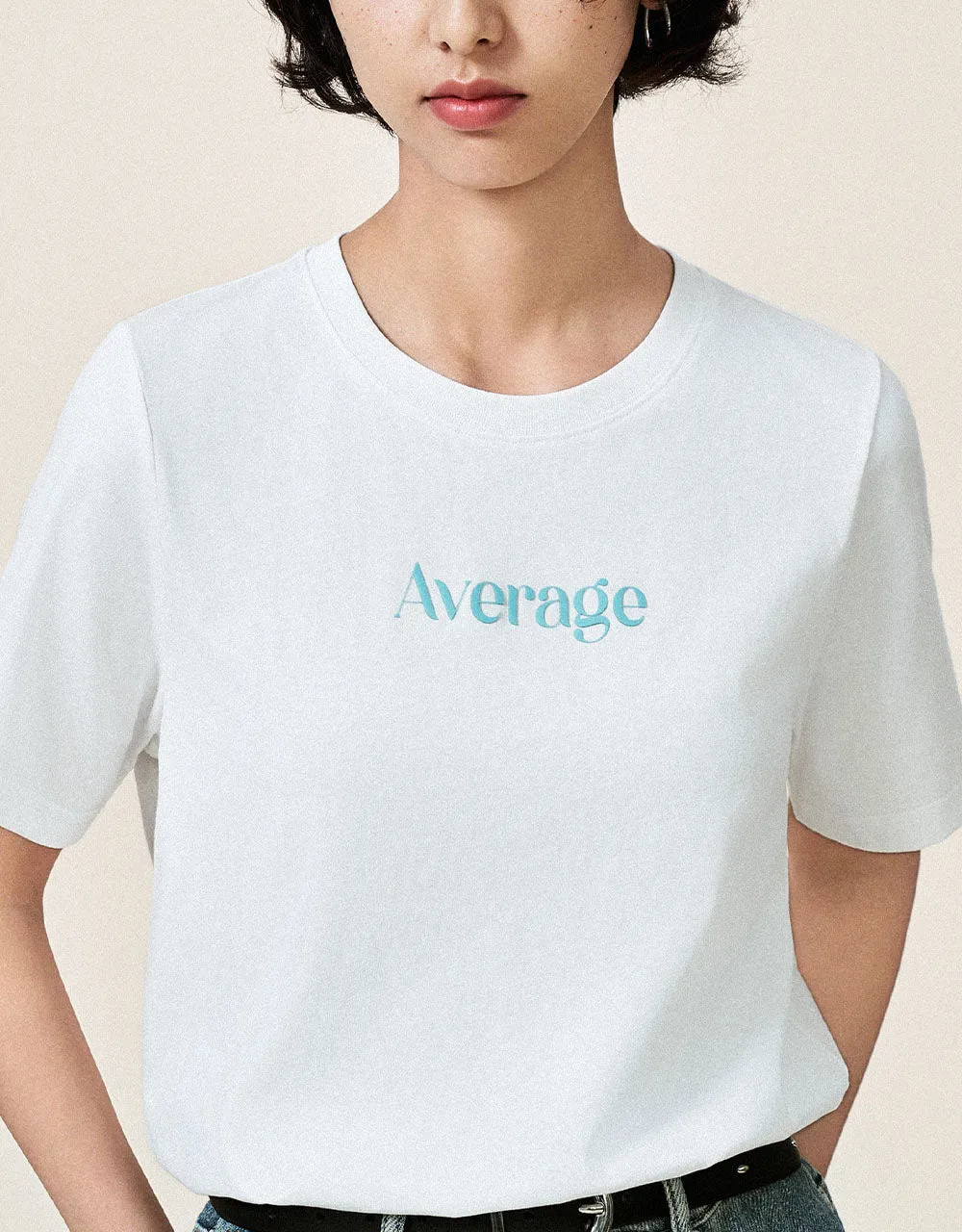 Letter Printed Crew Neck T-Shirt sold by Urban Revivo product image thumbnail 4