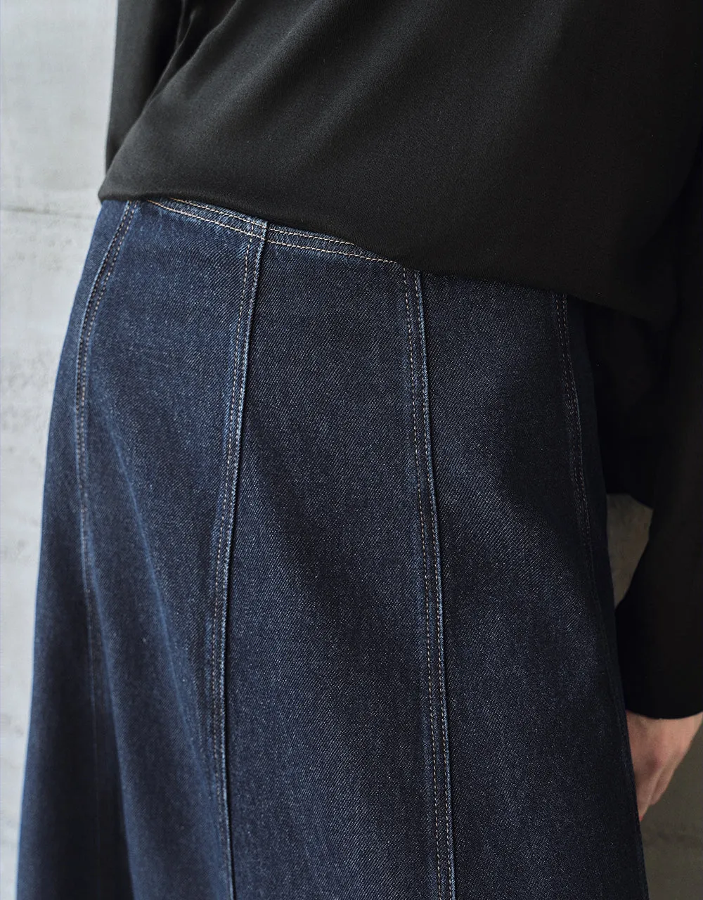 Midi Denim Skirt sold by Urban Revivo product image thumbnail 5