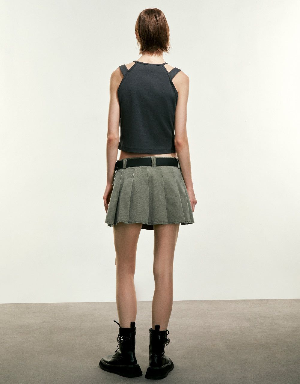 Mini A-Line Skirt With Belt sold by Urban Revivo product image thumbnail 5