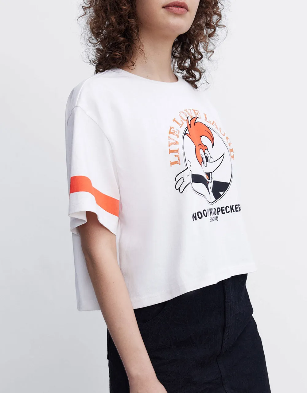 Woody Woodpecker Crop T-Shirt sold by Urban Revivo product image thumbnail 5