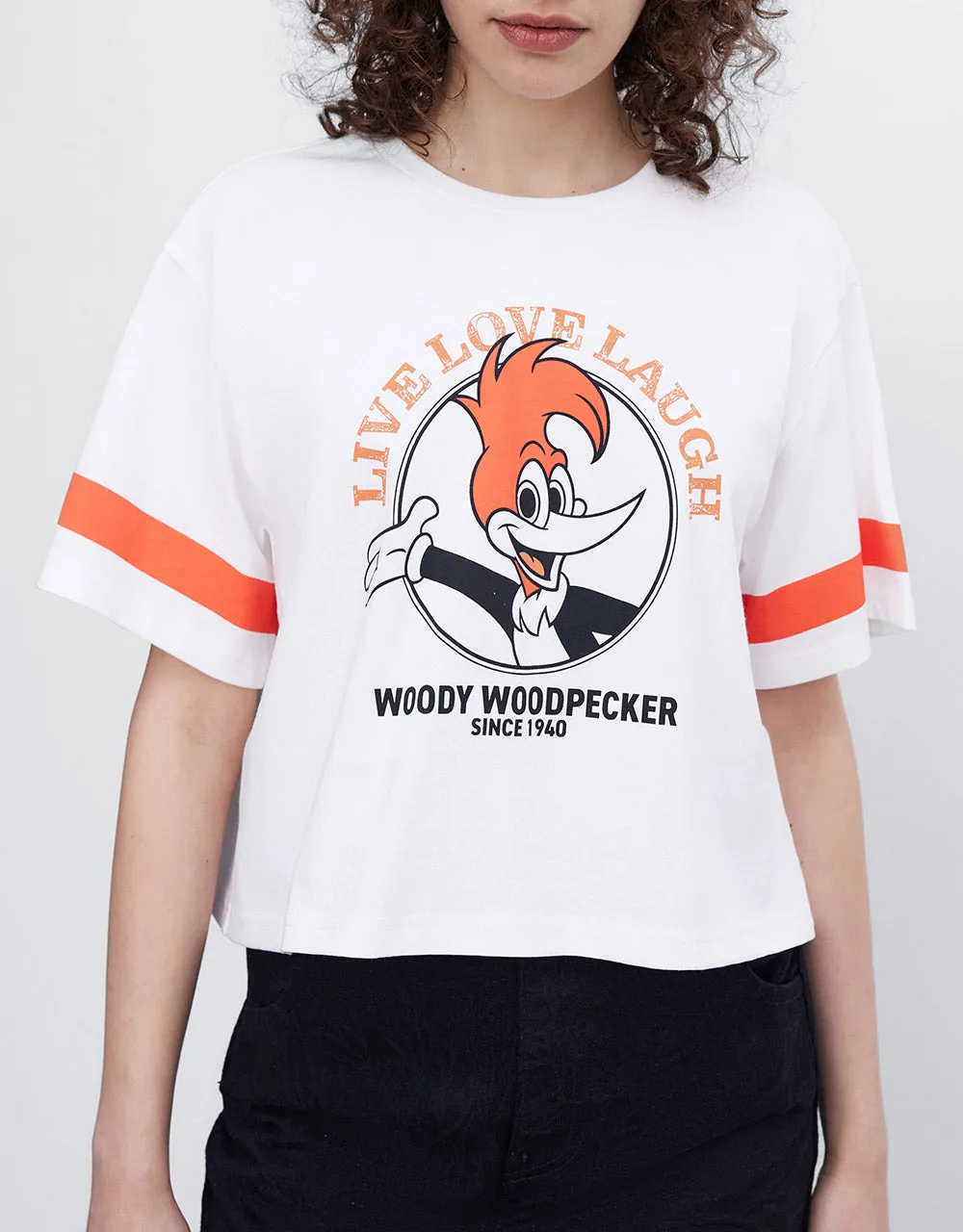 Woody Woodpecker Crop T-Shirt sold by Urban Revivo product image thumbnail 2