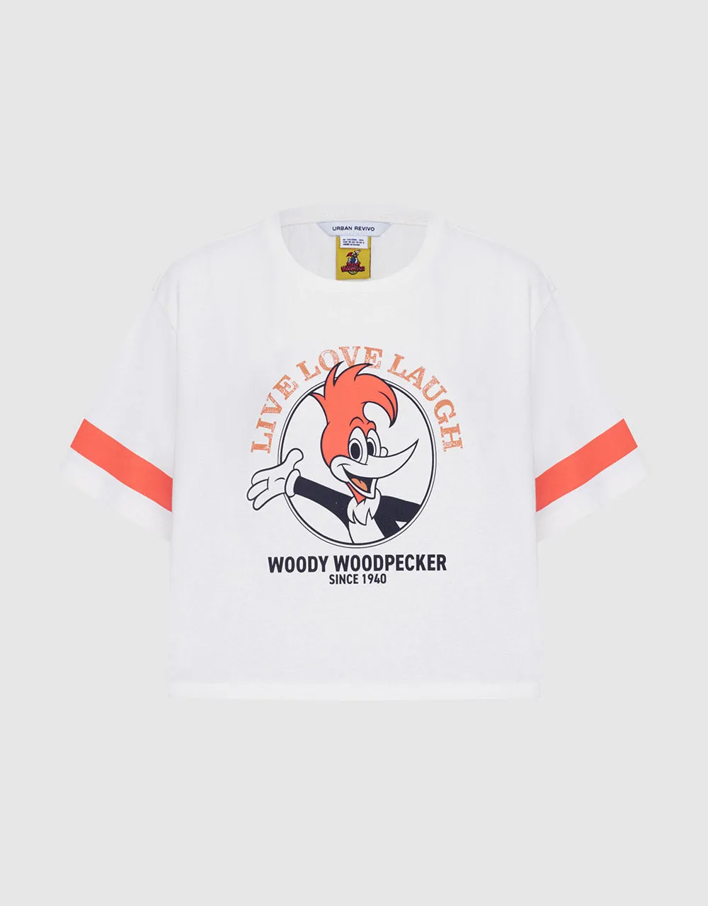 Woody Woodpecker Crop T-Shirt sold by Urban Revivo