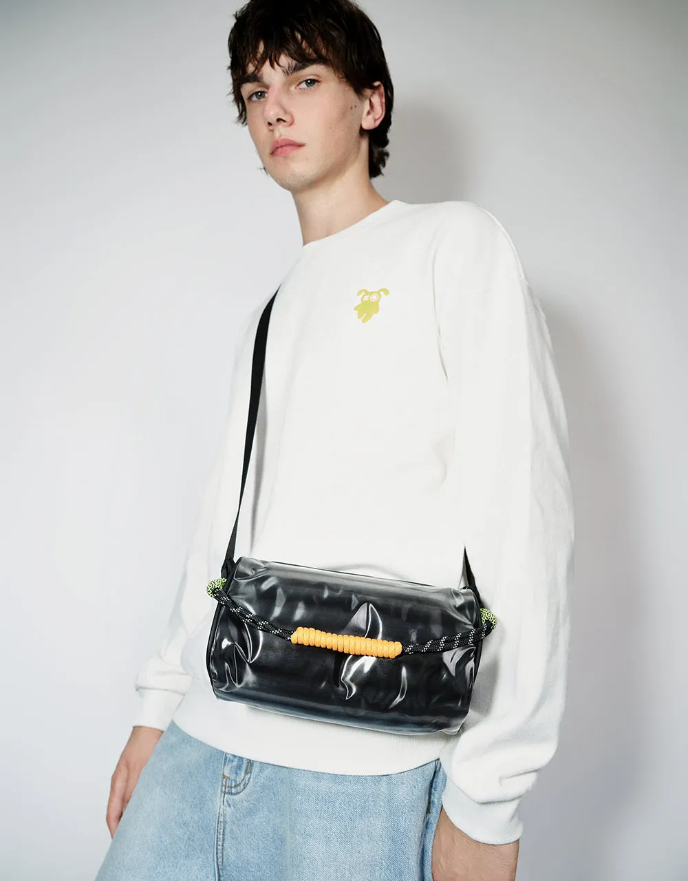 Cartoon Embossed Crew Neck Sweatshirt sold by Urban Revivo product image thumbnail 3