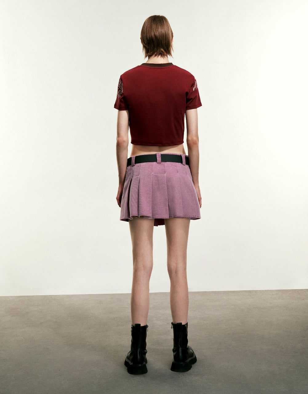 Pleated Mini A-Line Skirt sold by Urban Revivo product image thumbnail 5