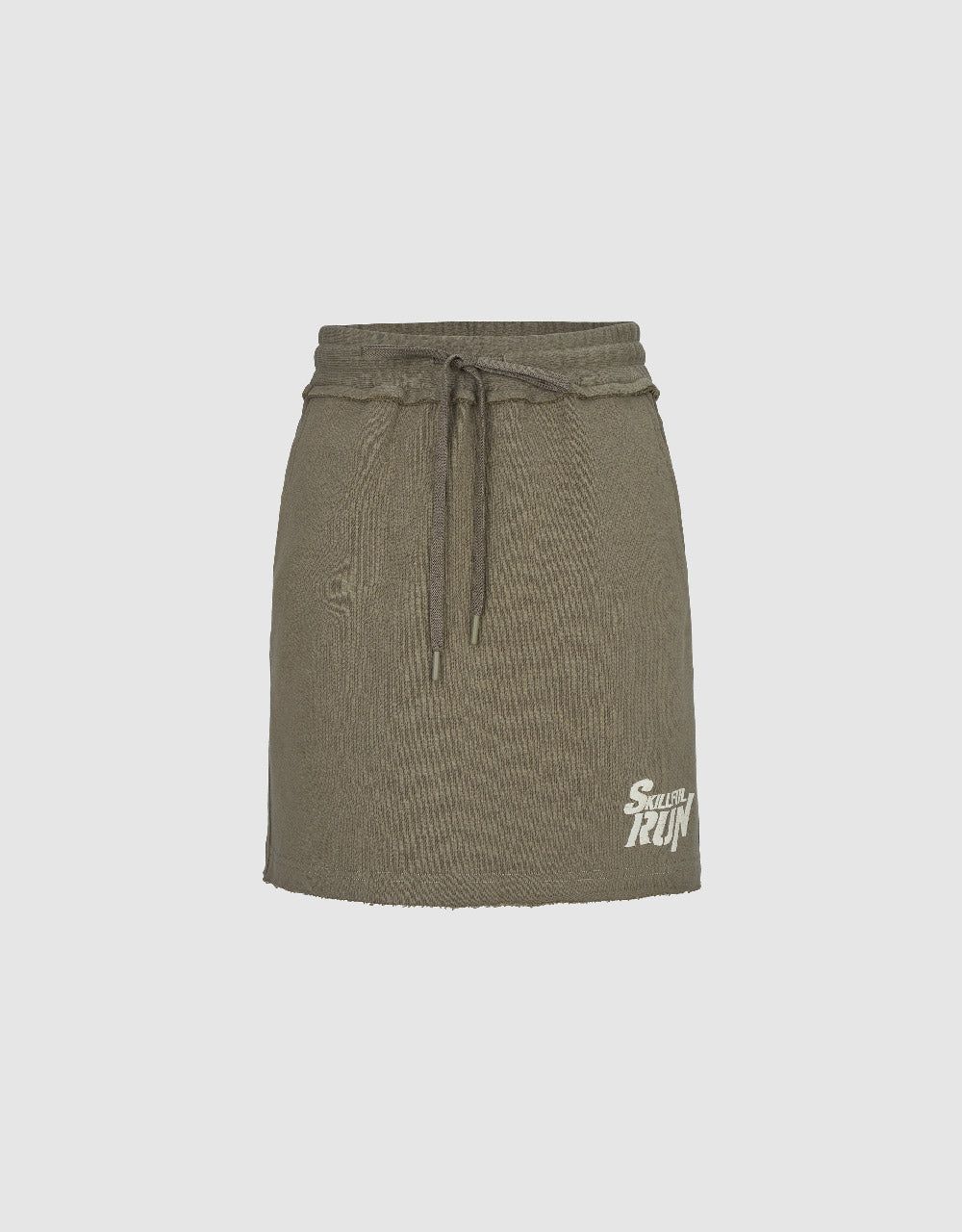 Drawstring Waist Mini Straight Skirt sold by Urban Revivo