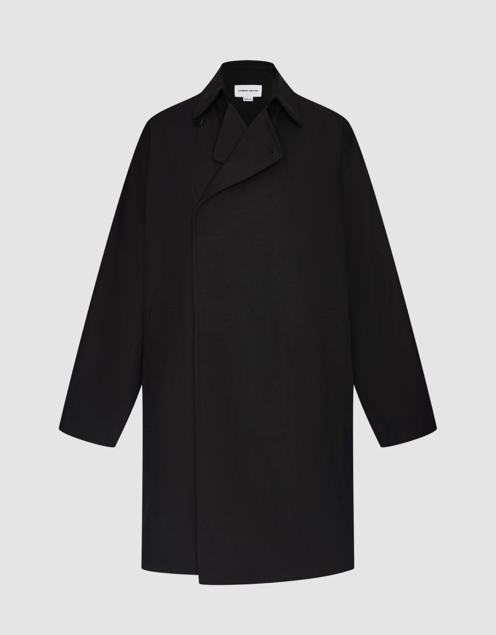 Drop Shoulder Sleeve Trench Coat sold by Urban Revivo
