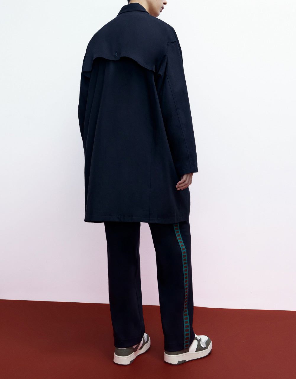 Drop Shoulder Sleeve Trench Coat sold by Urban Revivo product image thumbnail 4