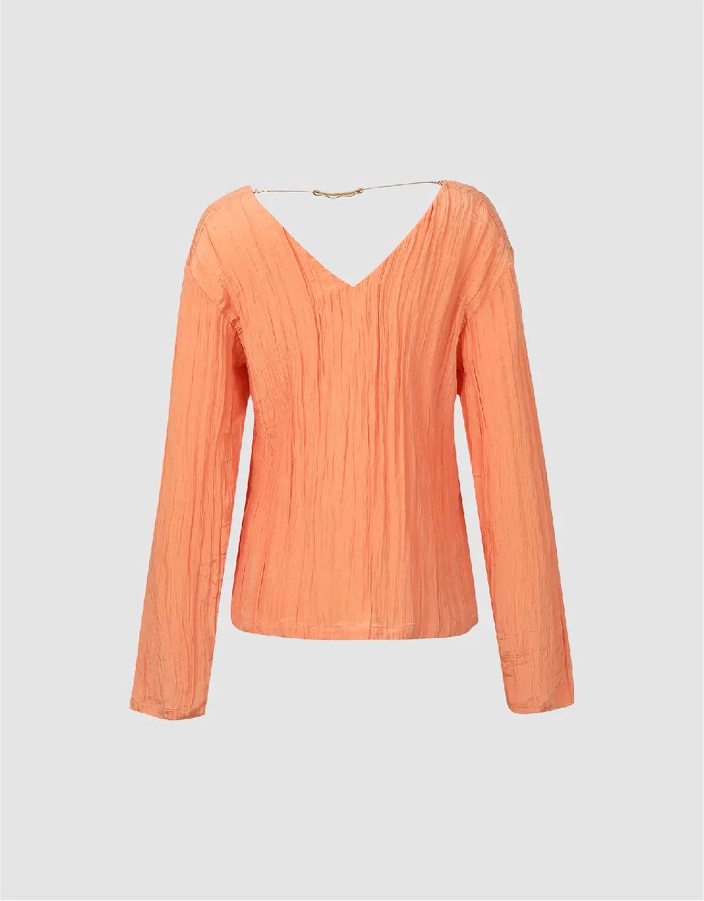 V-Neck Overhead Shirt sold by Urban Revivo product image thumbnail 5