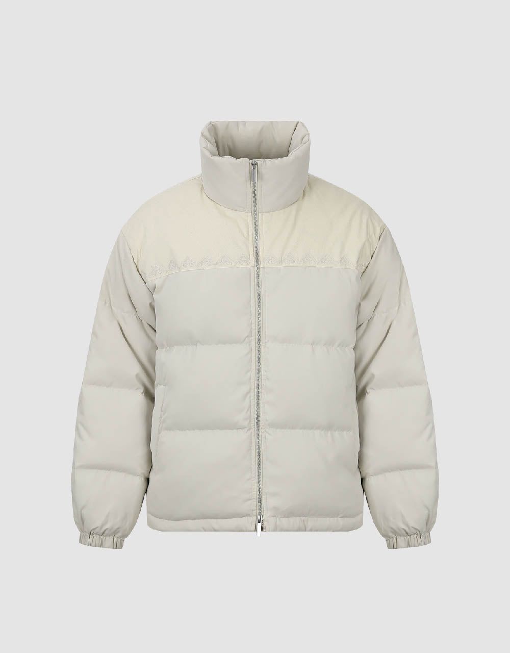 Zipper Front Stand Collar Down Jacket sold by Urban Revivo product image thumbnail 2