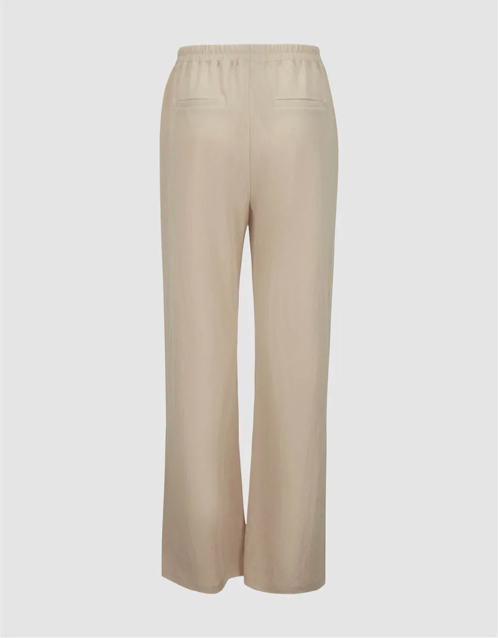 Elastic Waist Knitted Straight Pants sold by Urban Revivo product image thumbnail 3
