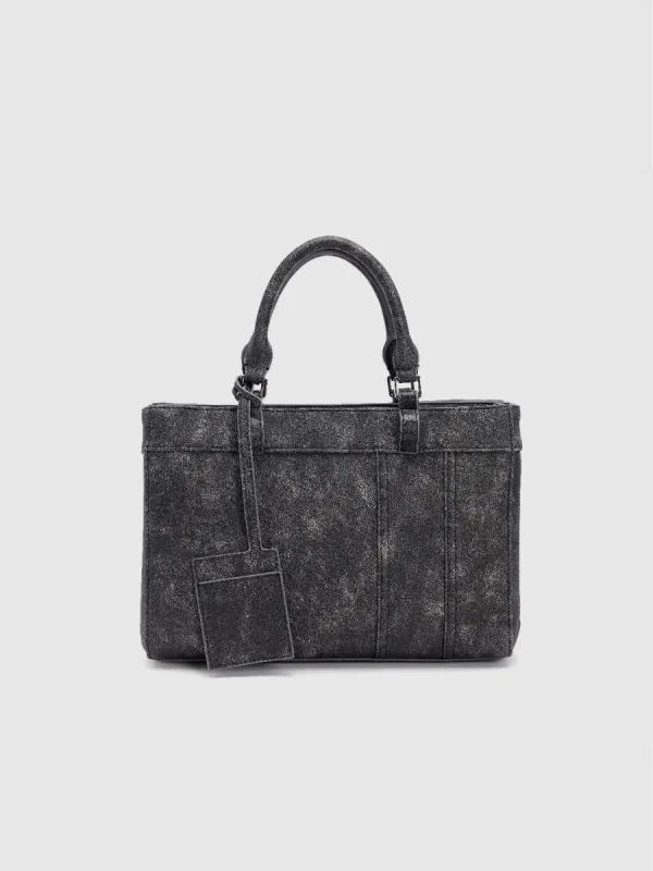 Distressed Large Shoulder Bag sold by Urban Revivo