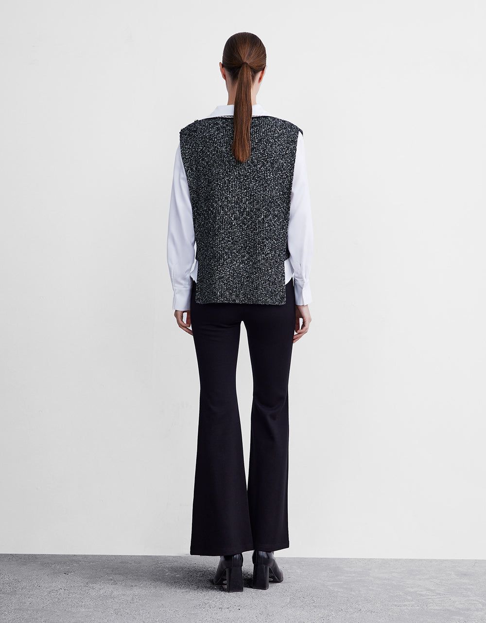 Rib Knit Sweater Vest sold by Urban Revivo product image thumbnail 4