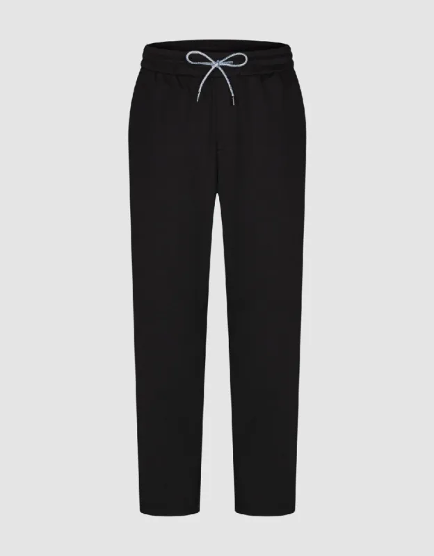 Drawstring Waist Knitted Straight Pants sold by Urban Revivo