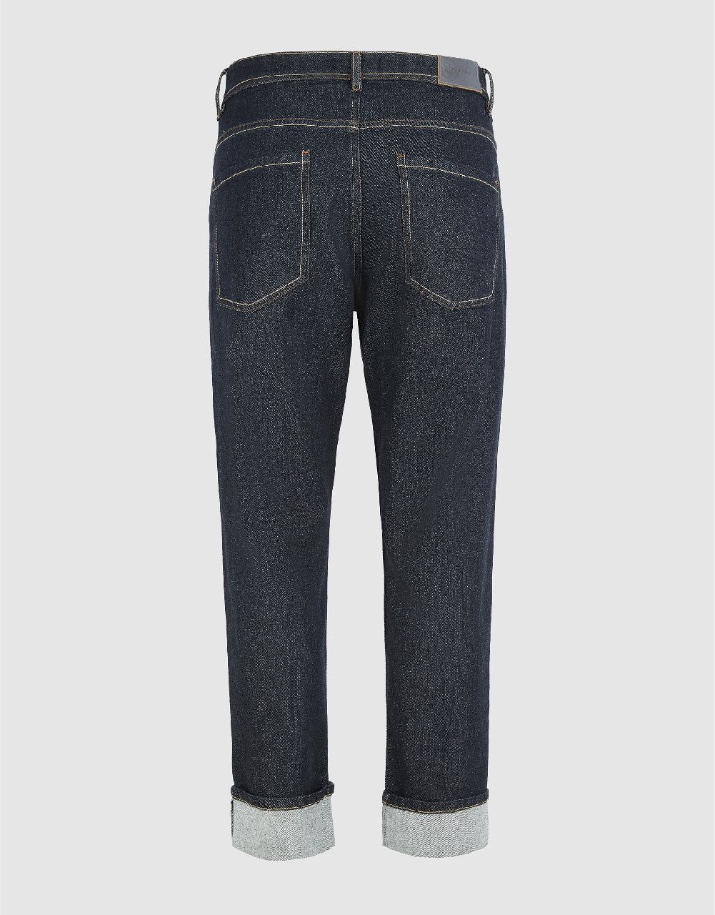Rolled Up Hem Straight Jeans sold by Urban Revivo product image thumbnail 3