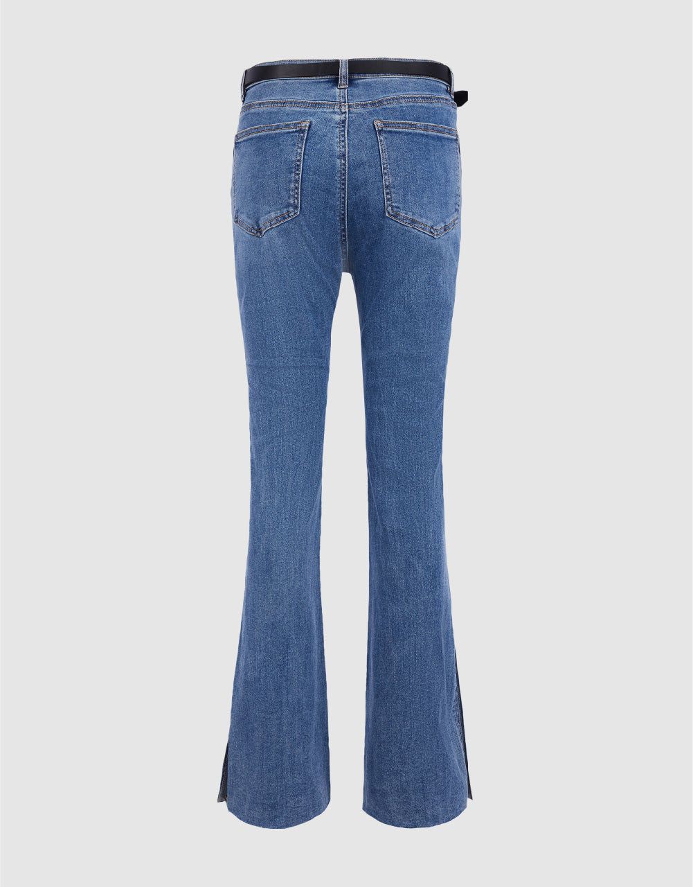 Flare Jeans With Belt sold by Urban Revivo product image thumbnail 3