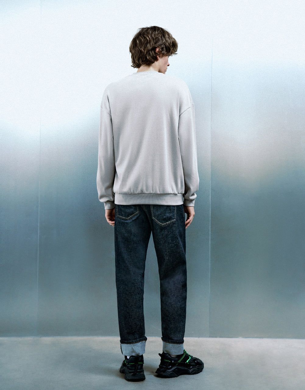 Rolled Up Hem Straight Jeans sold by Urban Revivo product image thumbnail 5