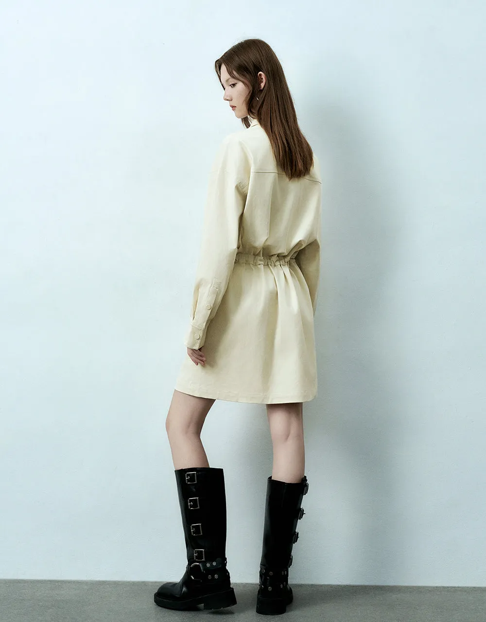 Elastic Waist Skater Dress sold by Urban Revivo product image thumbnail 5