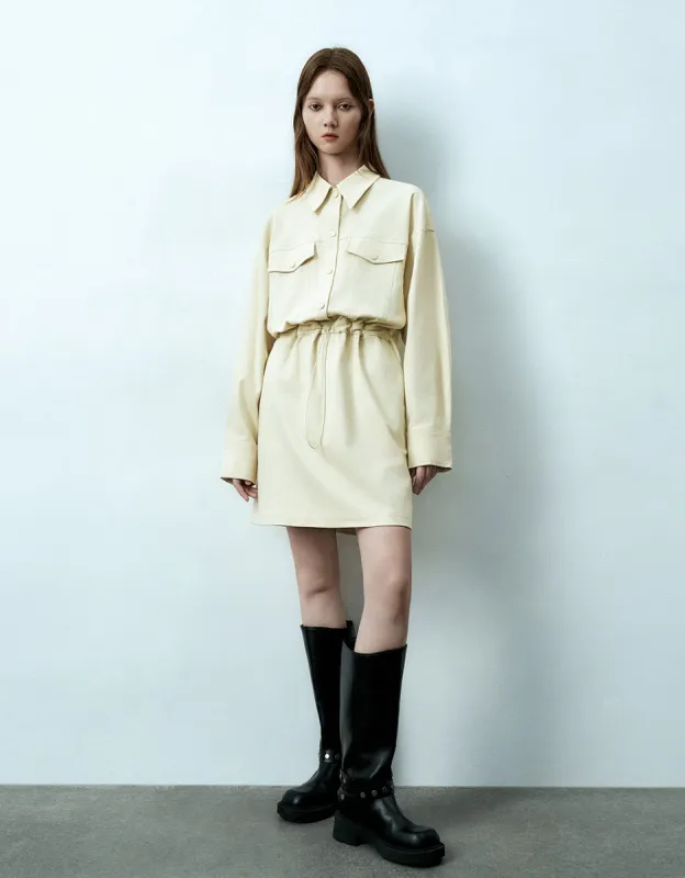 Elastic Waist Skater Dress sold by Urban Revivo