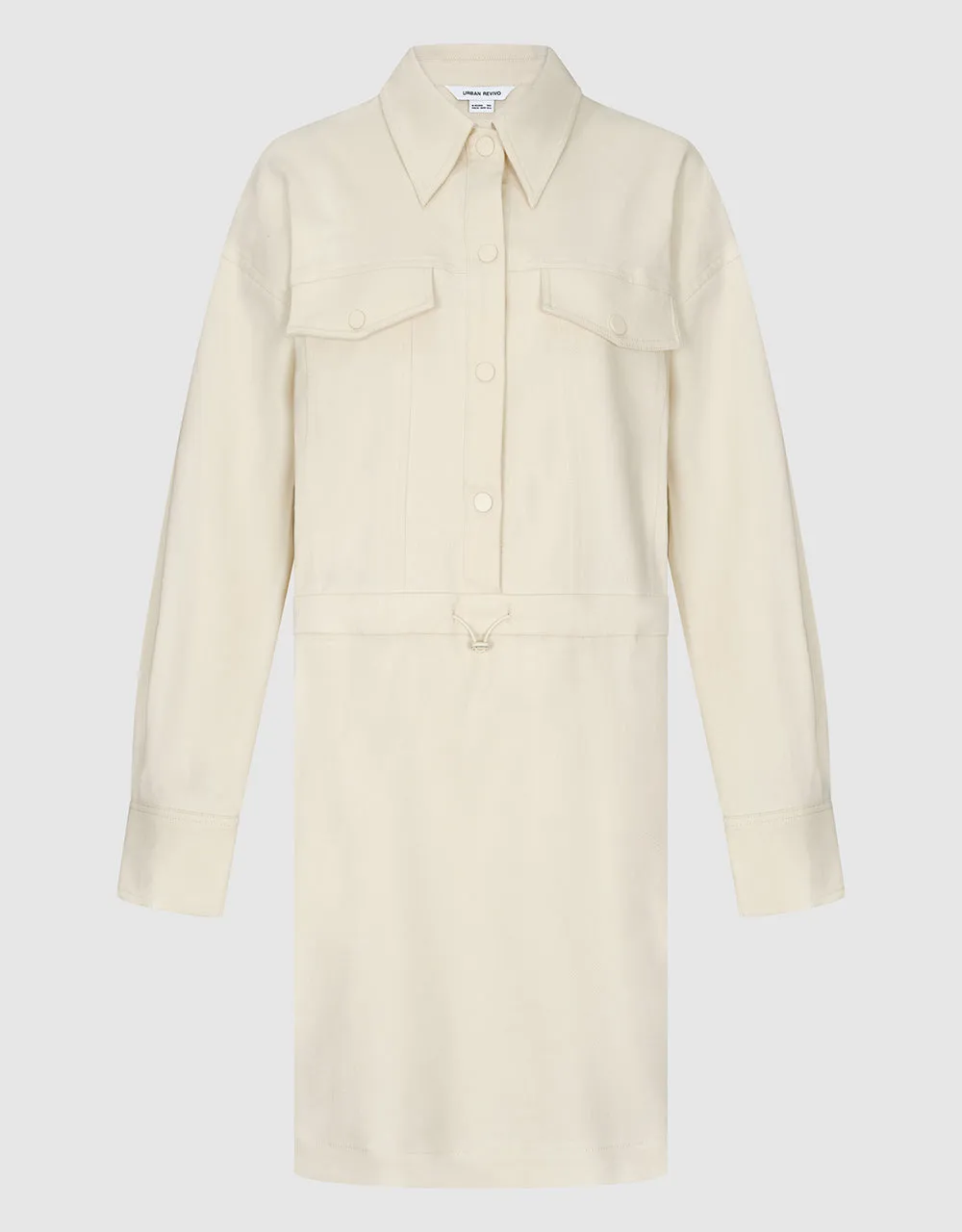 Elastic Waist Skater Dress sold by Urban Revivo product image thumbnail 2