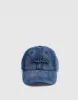 Letter Embroidered Denim Baseball Cap sold by Urban Revivo