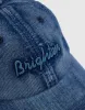 Letter Embroidered Denim Baseball Cap sold by Urban Revivo