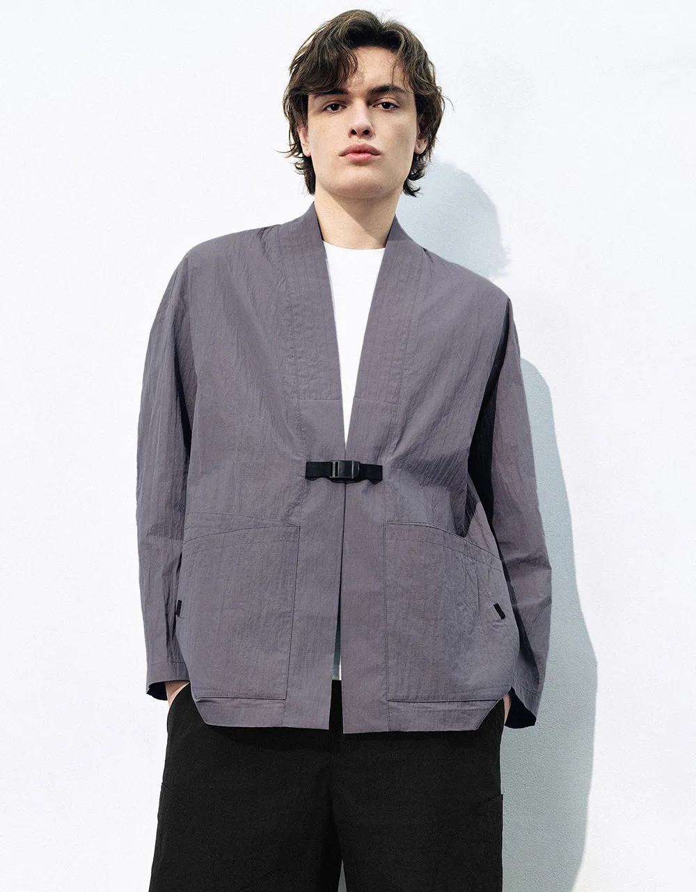 Kimono Lapel Loose Jacket sold by Urban Revivo