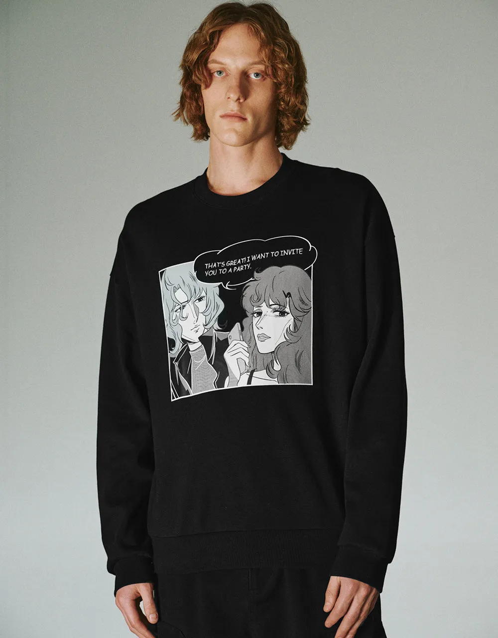Printed Crew Neck Sweatshirt sold by Urban Revivo
