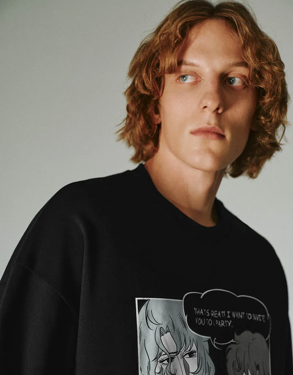 Printed Crew Neck Sweatshirt sold by Urban Revivo product image thumbnail 4