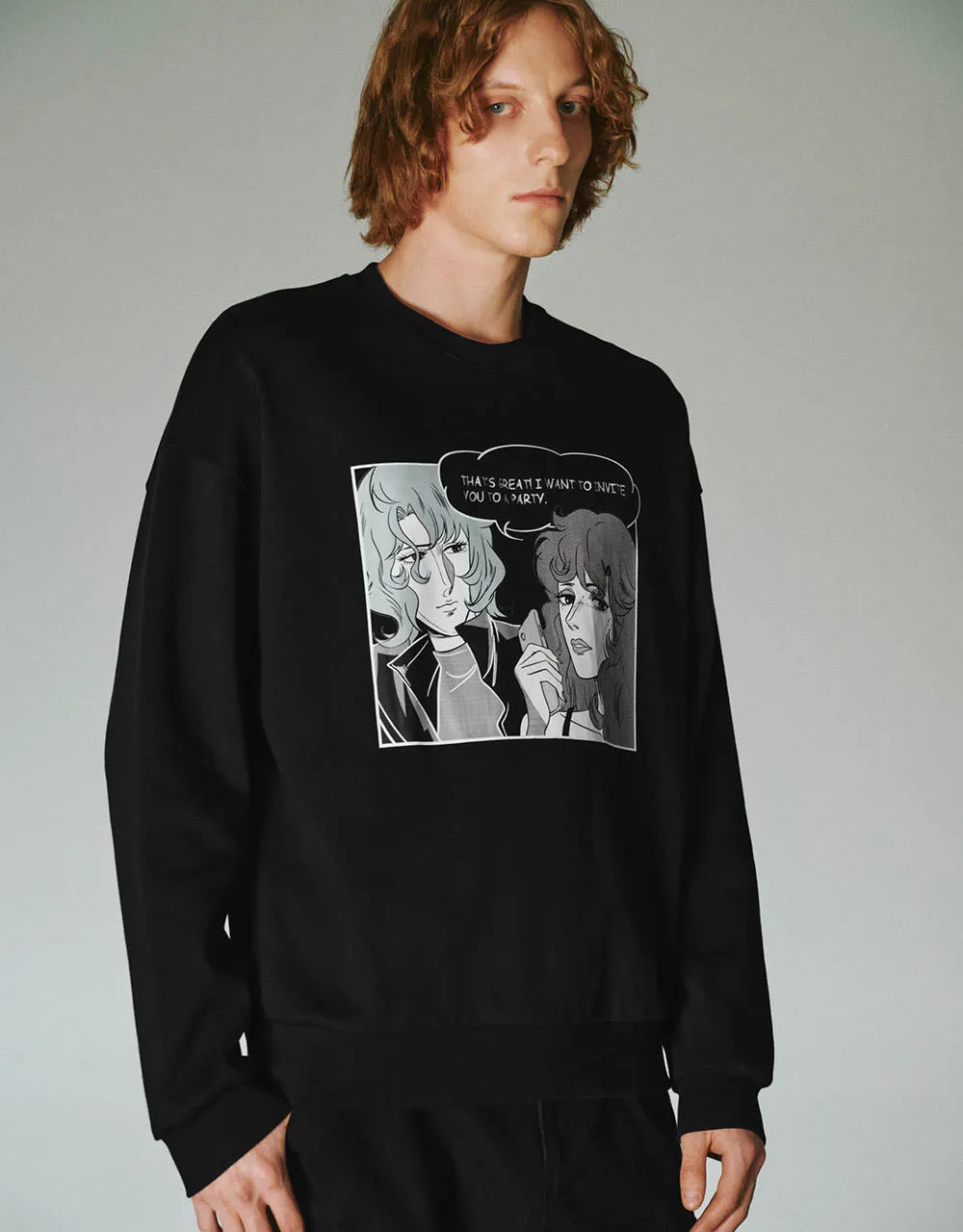 Printed Crew Neck Sweatshirt sold by Urban Revivo product image thumbnail 3
