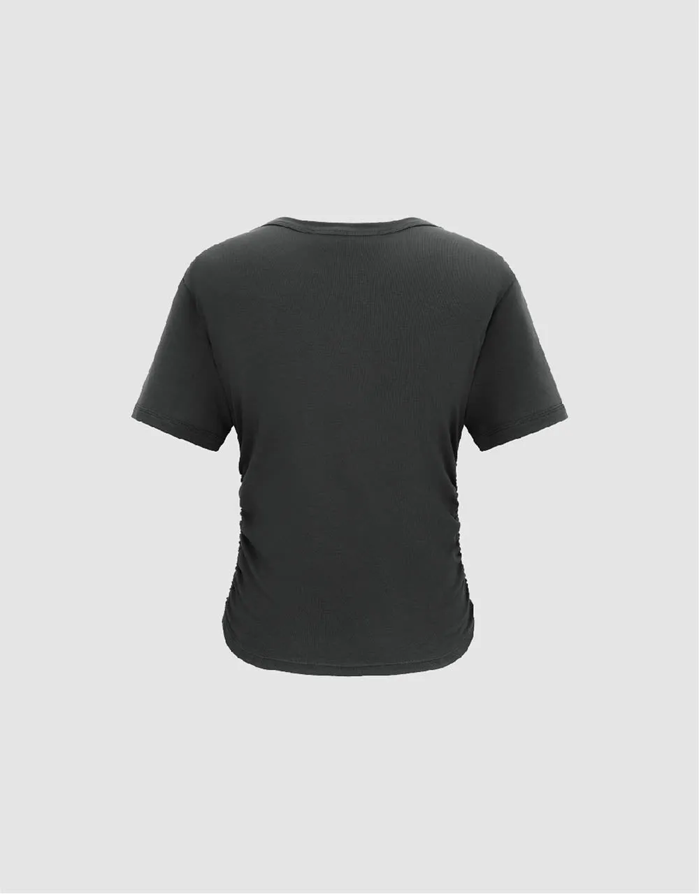 Crew Neck Skinny T-Shirt sold by Urban Revivo product image thumbnail 5