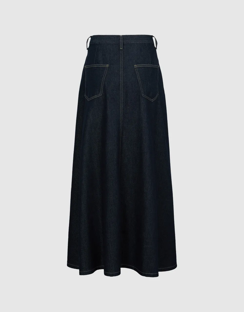 A-Line Denim Skirt sold by Urban Revivo product image thumbnail 3