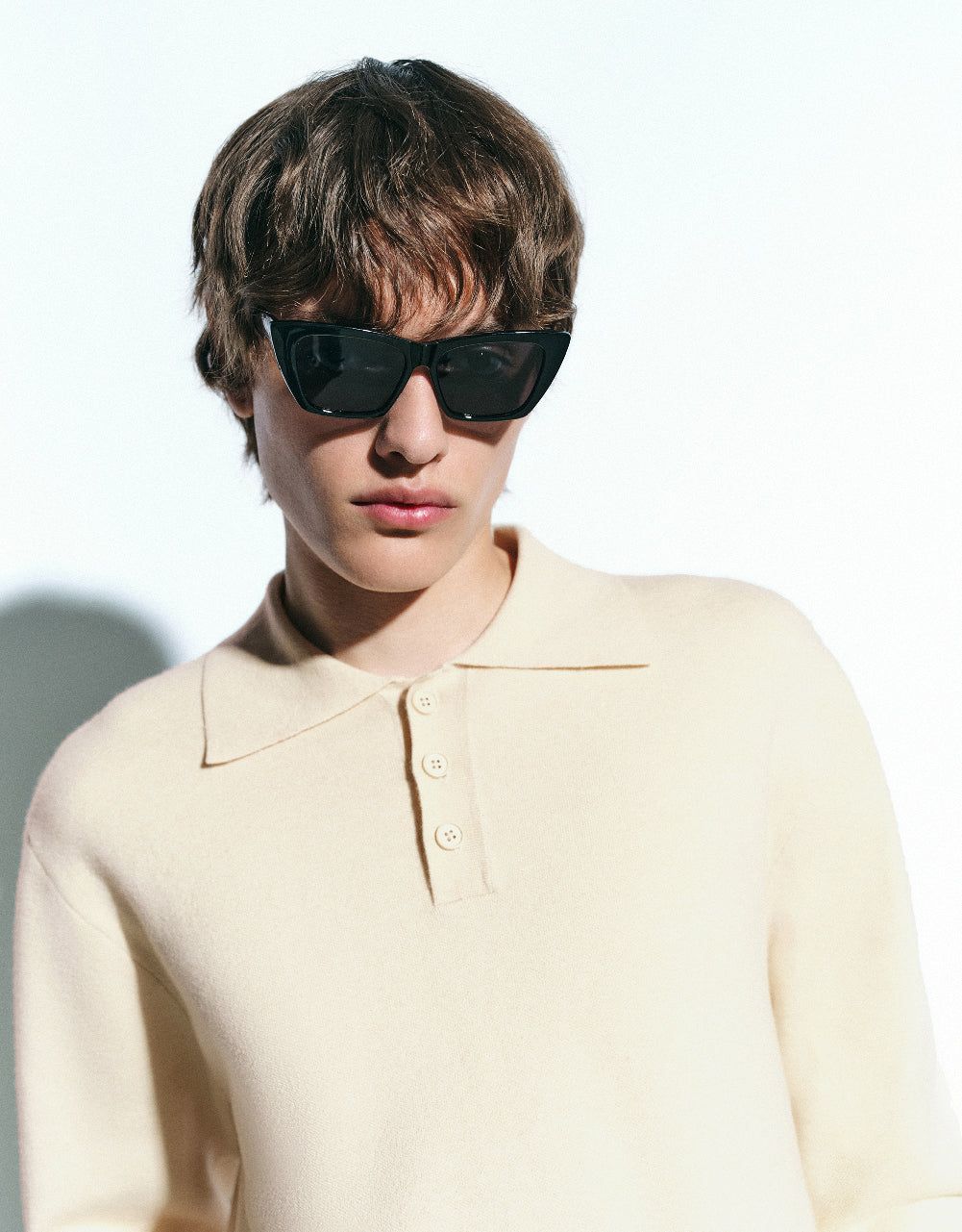 Button Half Placket Knitted T-Shirt sold by Urban Revivo product image thumbnail 4