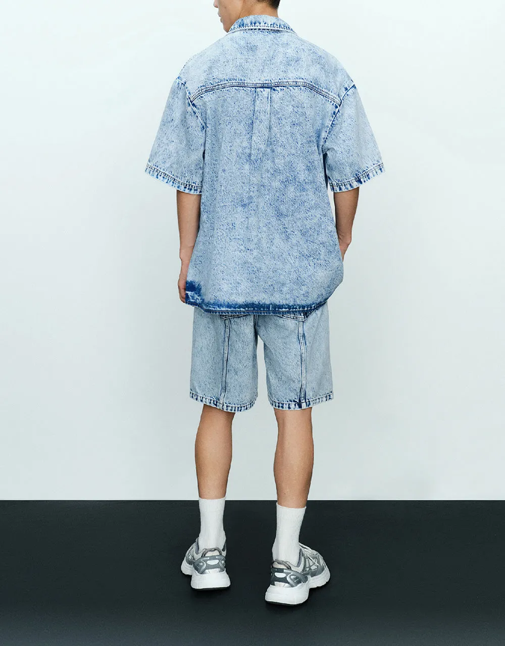 Loose Denim Shirt sold by Urban Revivo product image thumbnail 4