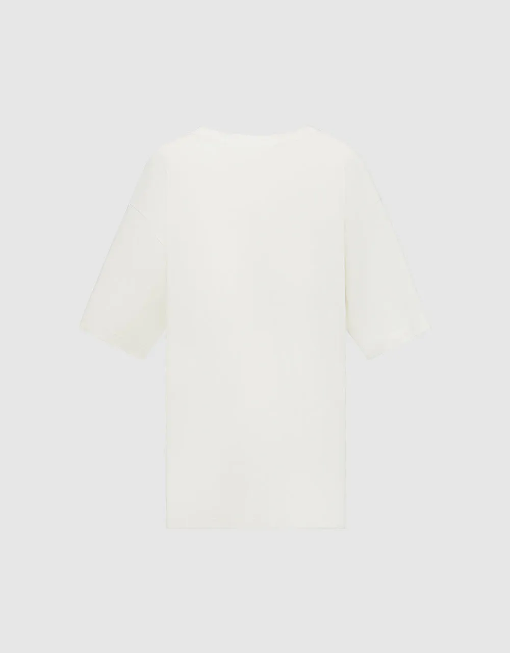 Printted Crew Neck Straight T-Shirt sold by Urban Revivo product image thumbnail 5