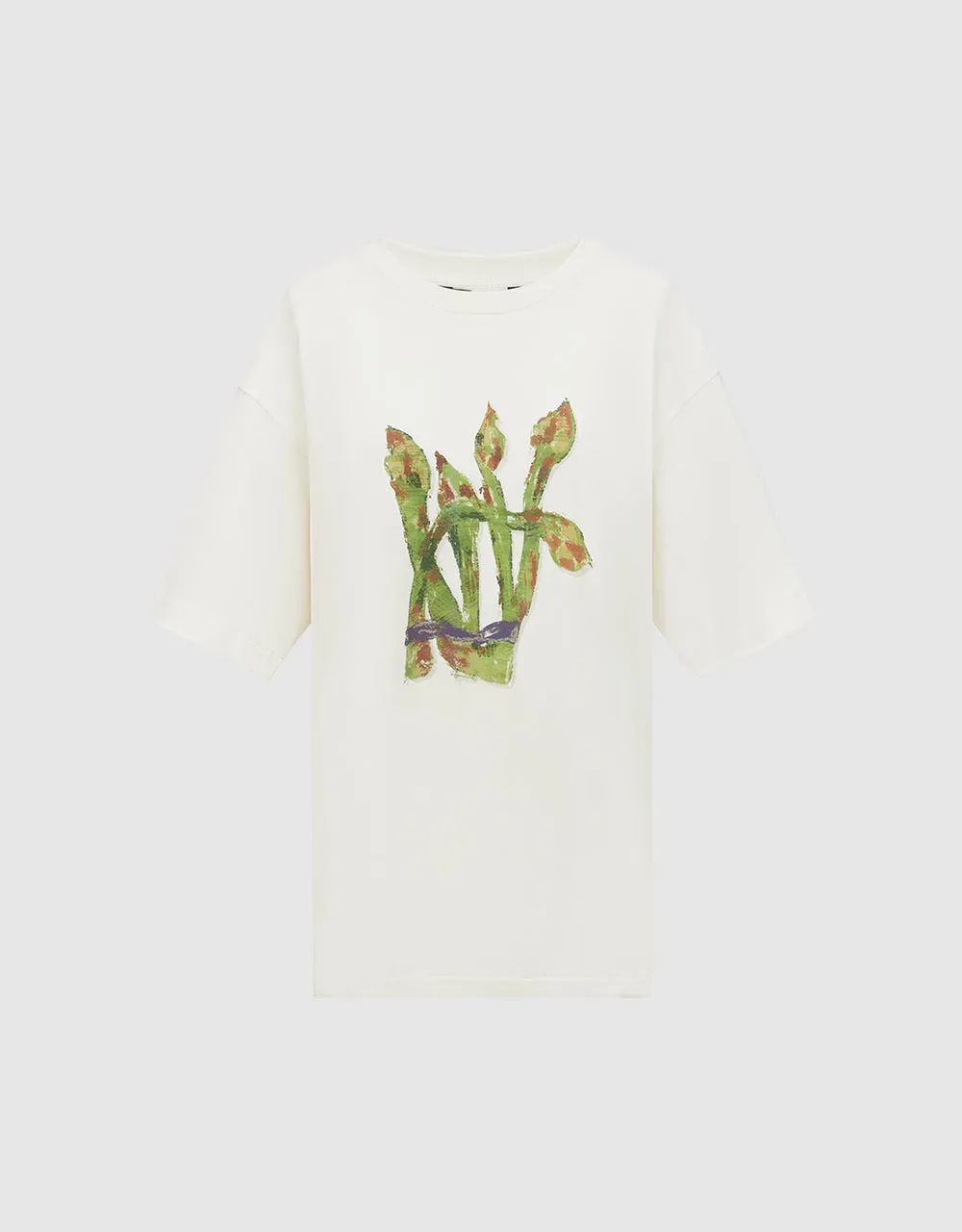 Printted Crew Neck Straight T-Shirt sold by Urban Revivo product image thumbnail 2